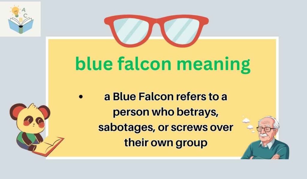 blue falcon meaning