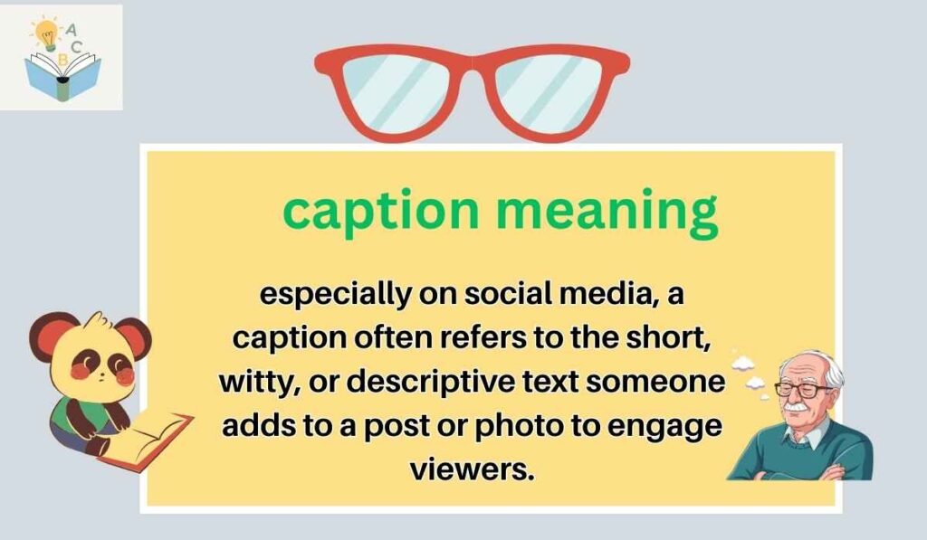 caption meaning