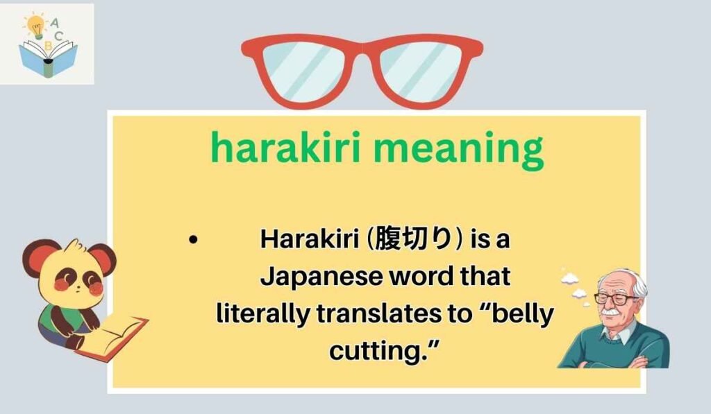 harakiri meaning