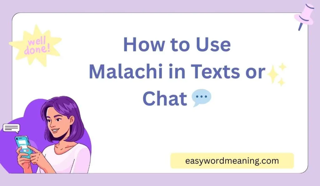 How to Use Malachi in Texts or Chat 
