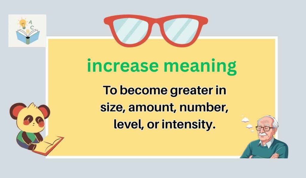 increase meaning
