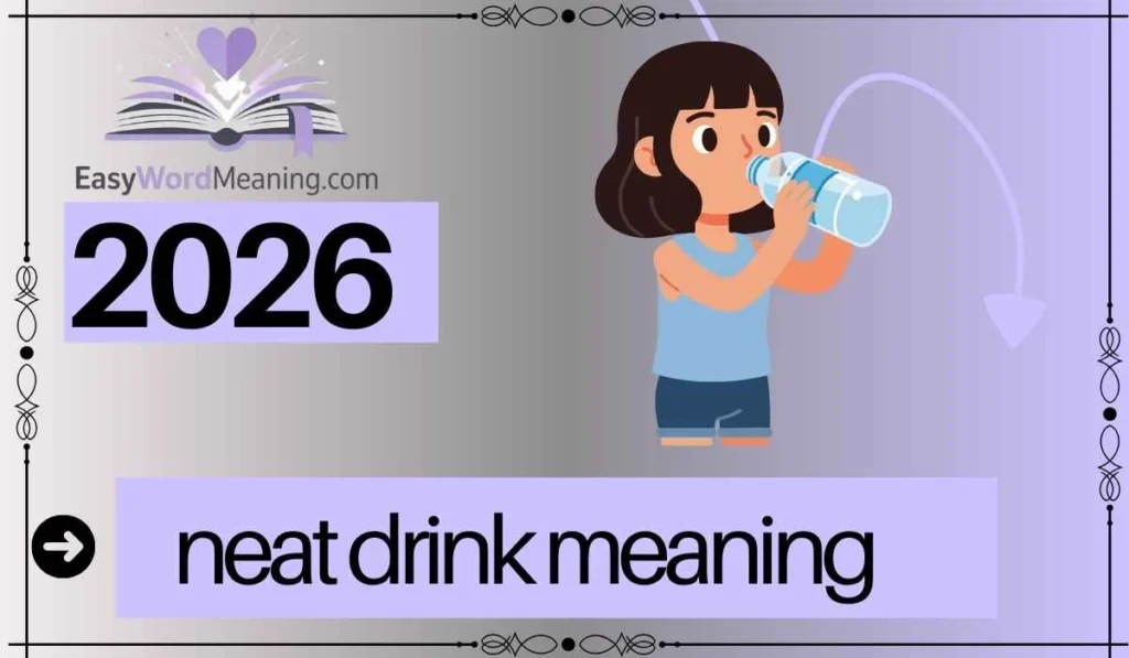 neat drink meaning