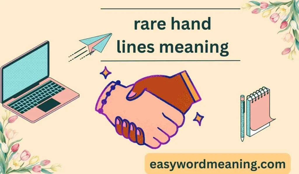 rare hand lines meaning