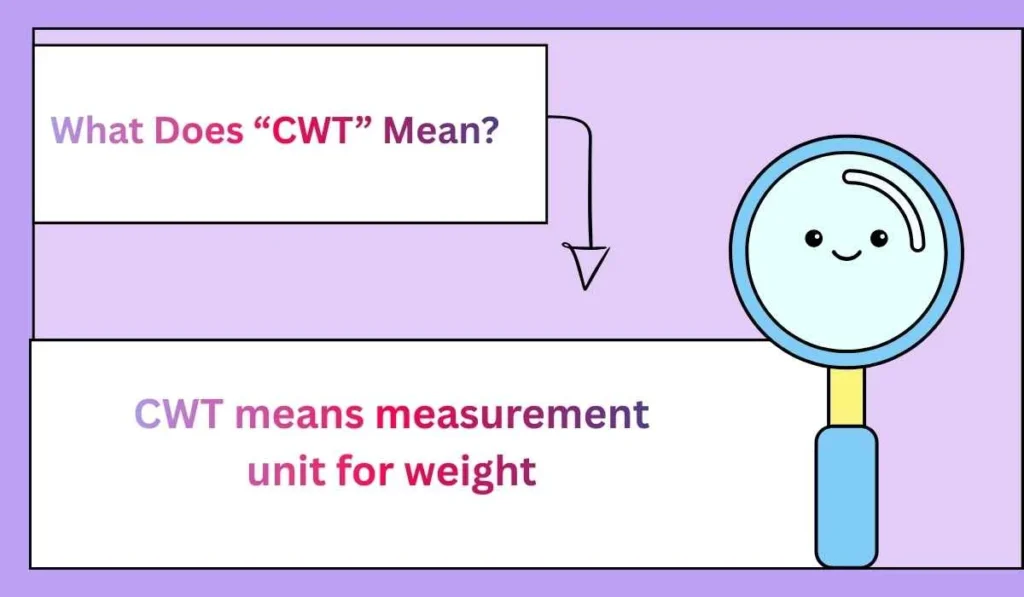 What Does “CWT” Mean?