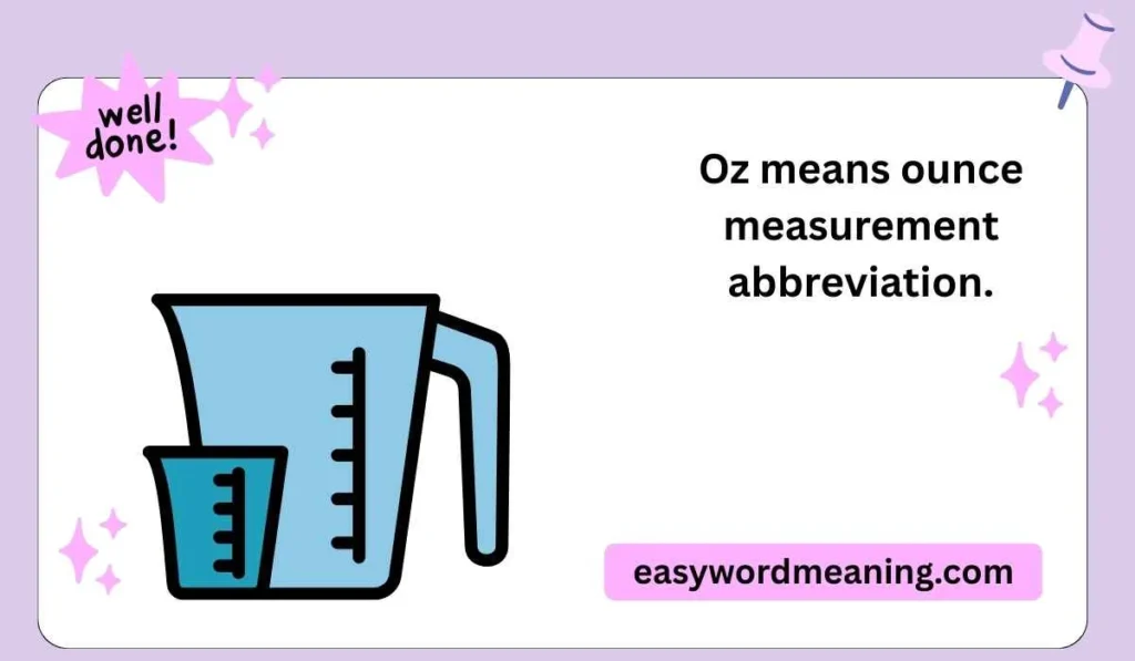 What Does "Oz" Mean?