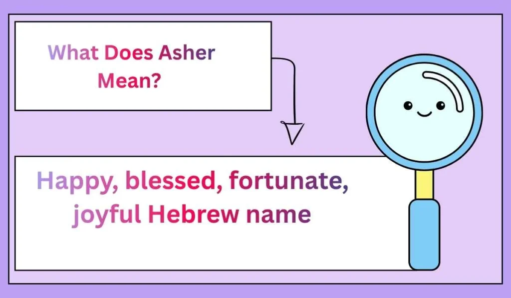 What Does Asher Mean?