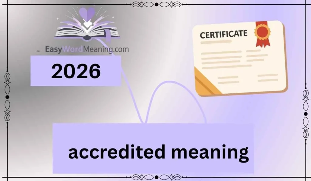 accredited meaning