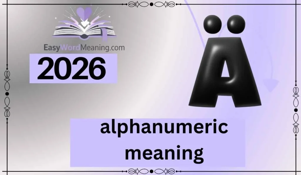 alphanumeric meaning