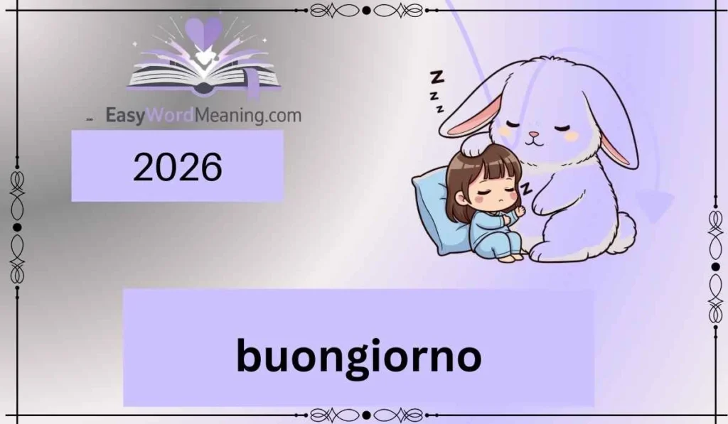 buongiorno meaning