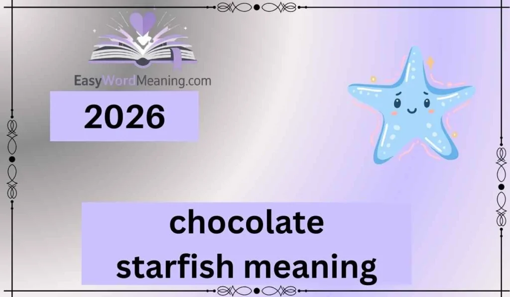 chocolate starfish meaning