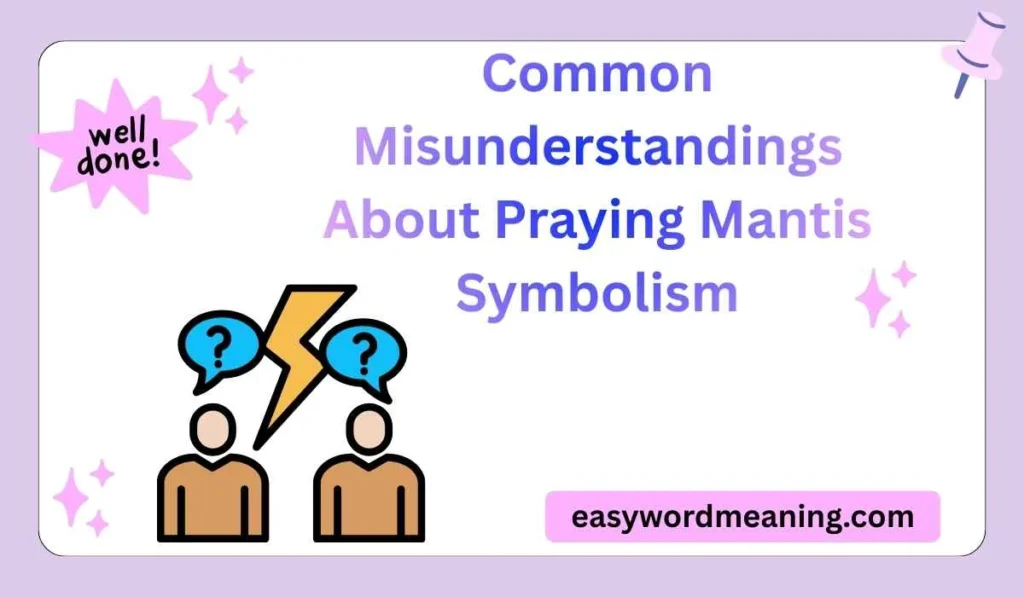 Common Misunderstandings About Praying Mantis Symbolism