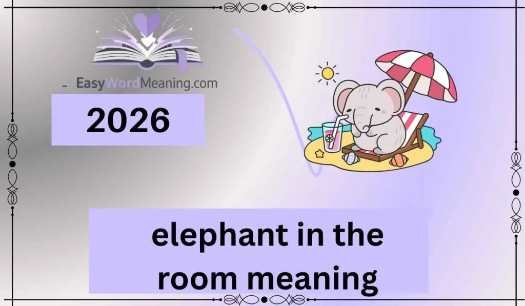 elephant in the room meaning