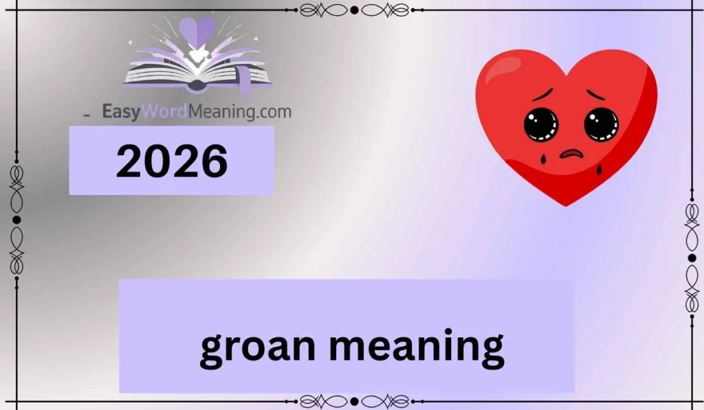 groan meaning