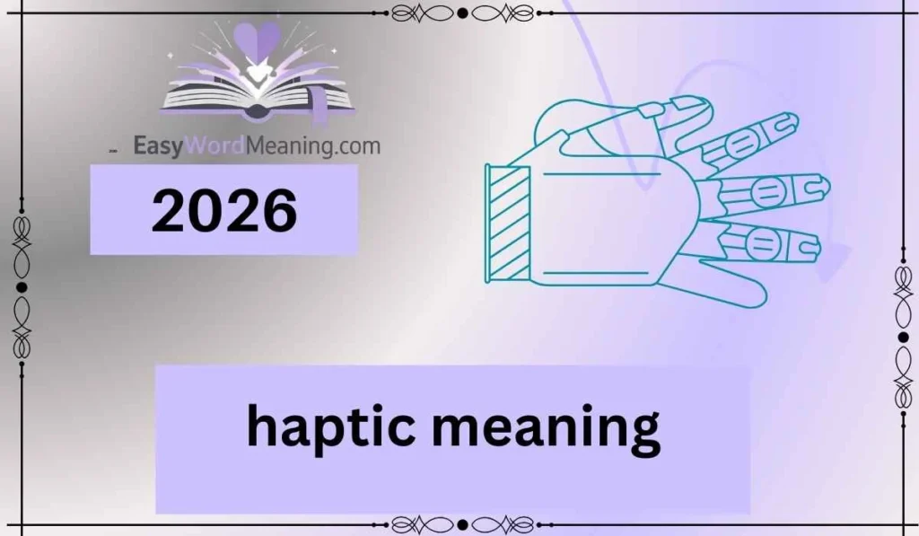 haptic meaning