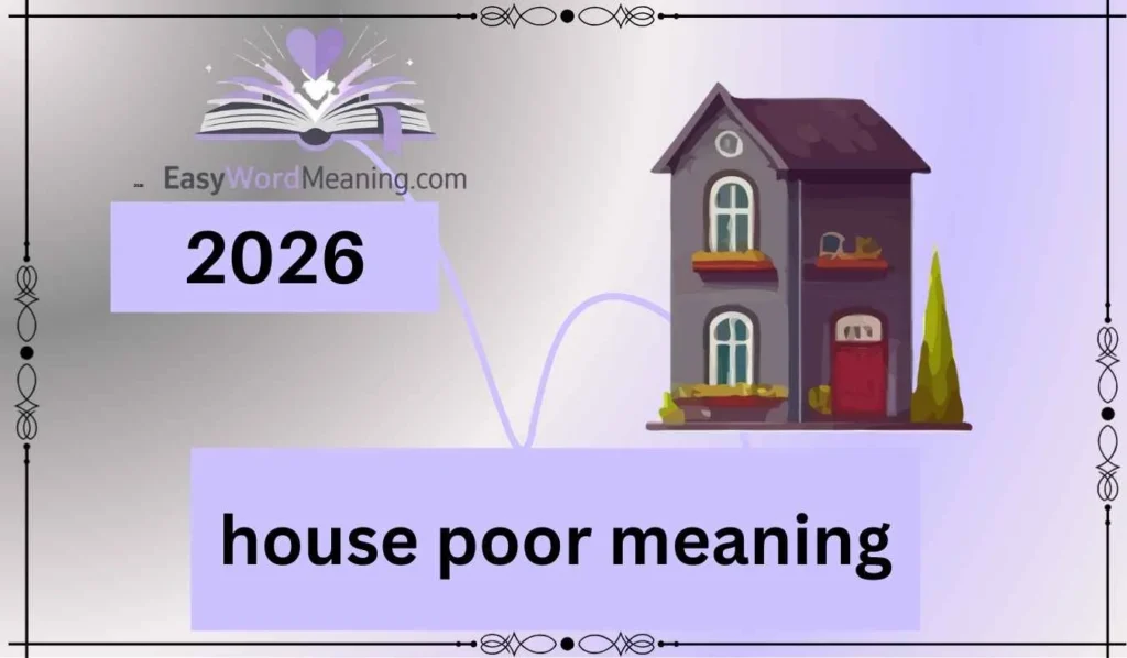 house poor meaning
