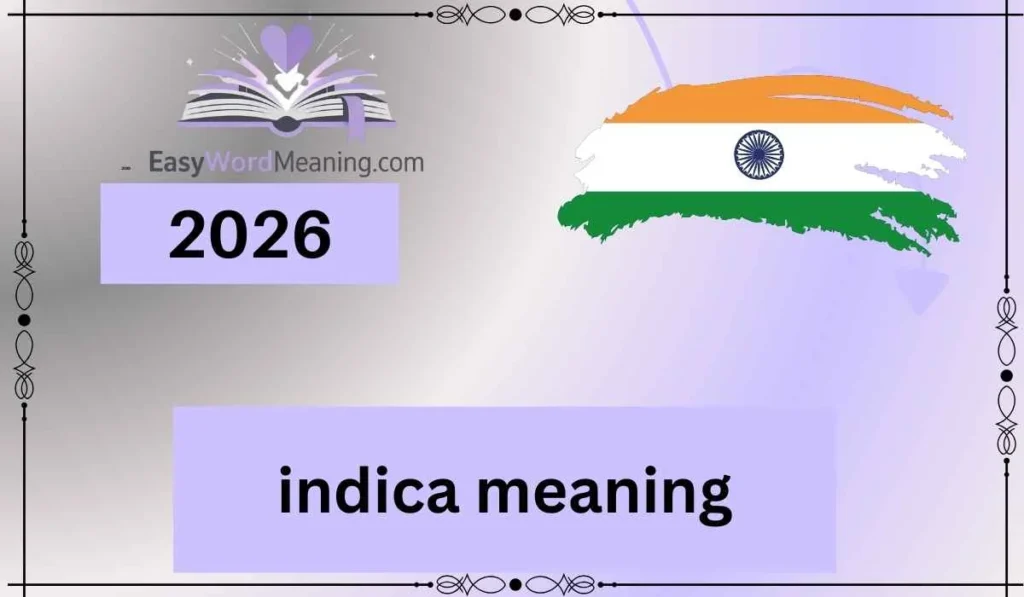 indica meaning
