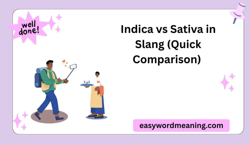 Indica vs Sativa in Slang (Quick Comparison) 