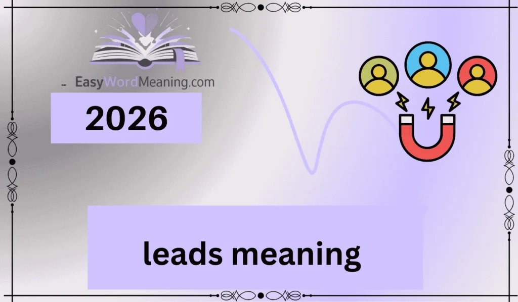 leads meaning