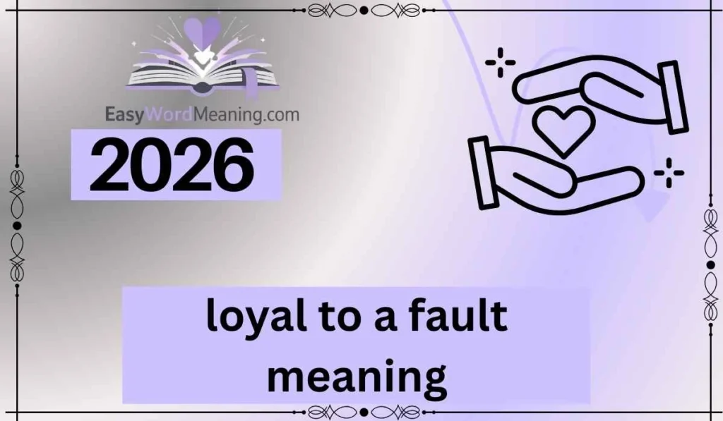 loyal to a fault meaning