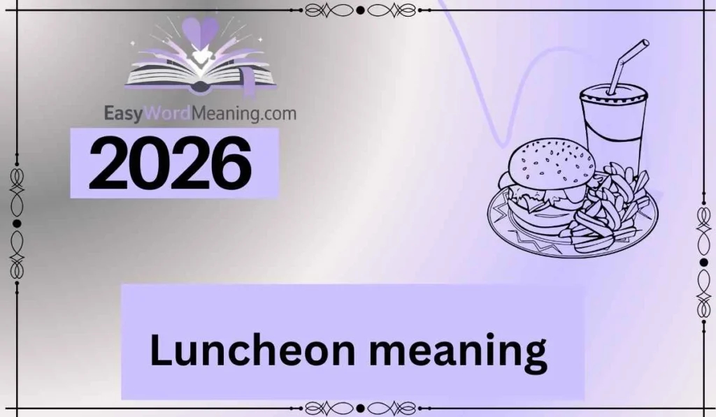 Luncheon meaning