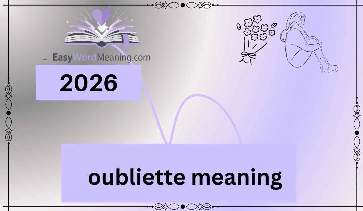 Oubliette meaning ๐ฐ Explained for Chats & Texts ๐! 2026