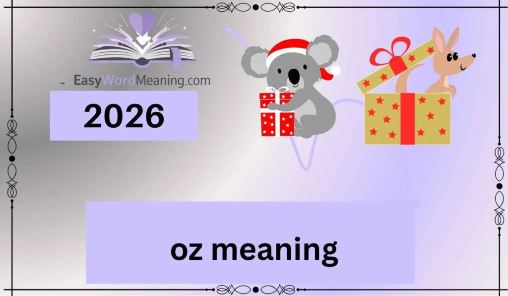 oz meaning