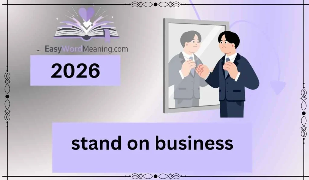 stand on business
