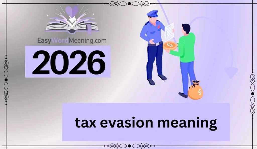 tax evasion meaning