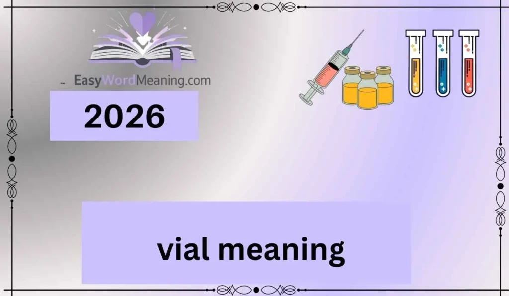 vial meaning