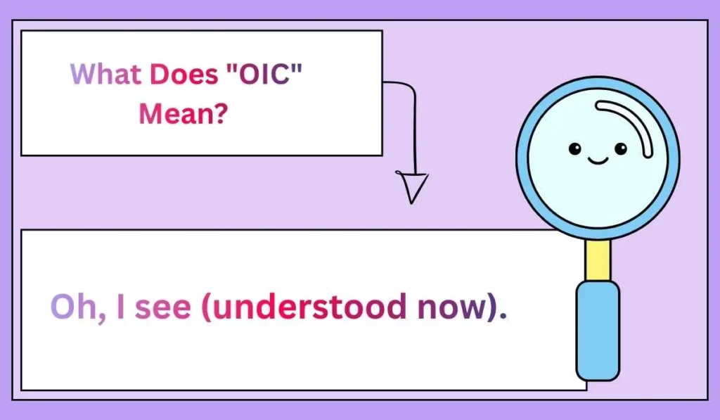 What Does "OIC" Mean? 
