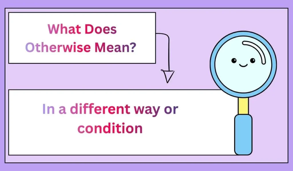 What Does Otherwise Mean? 