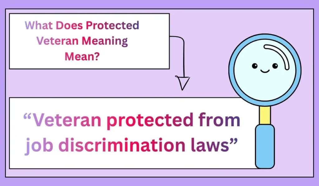 What Does Protected Veteran Meaning Mean?