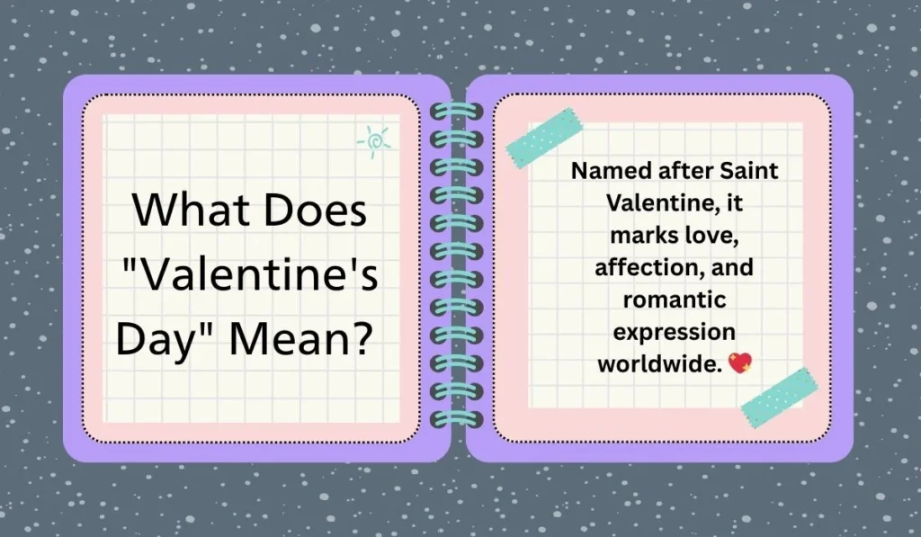 What Does "Valentine's Day" Mean