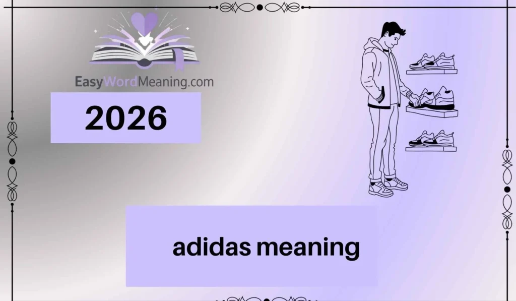 adidas meaning