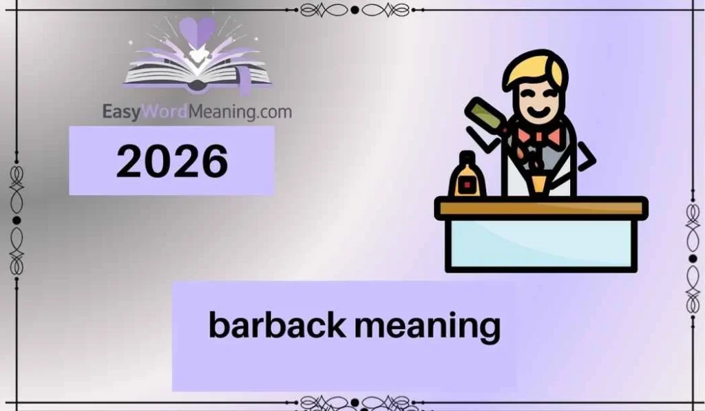barback meaning
