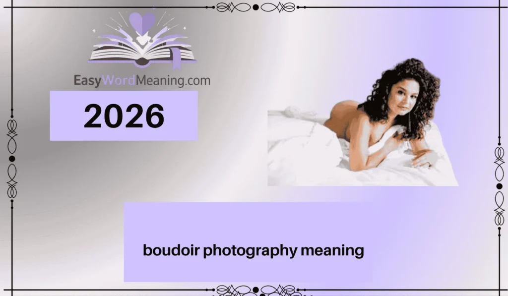 boudoir photography meaning