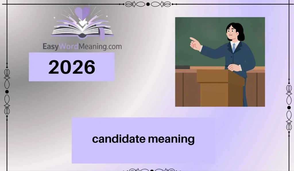 candidate meaning