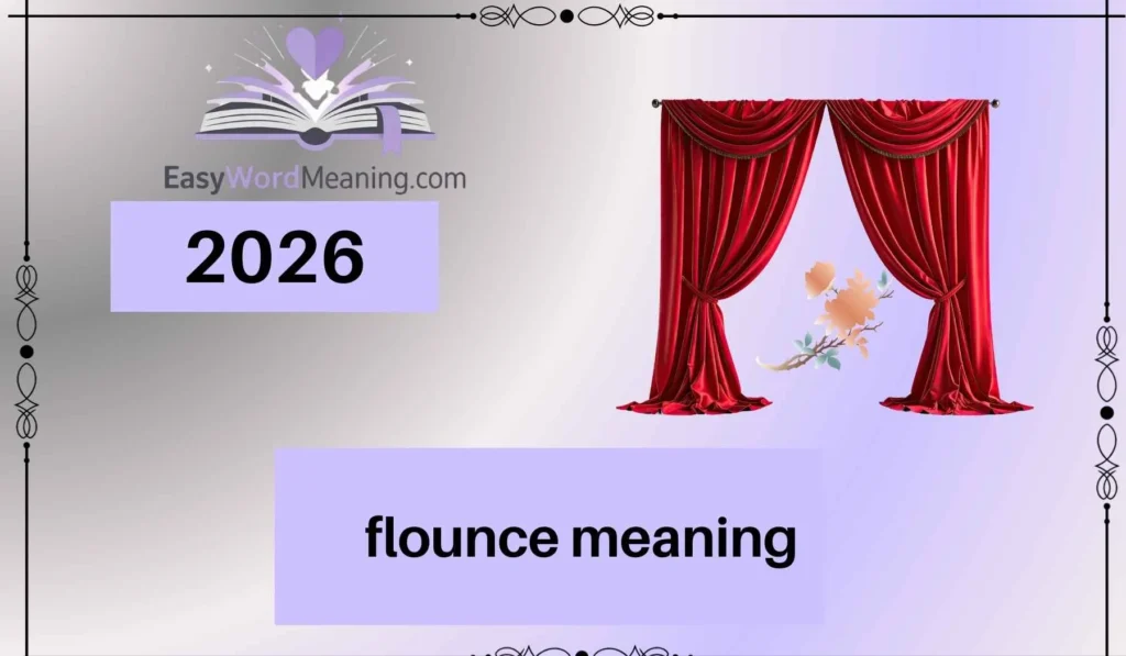 flounce meaning