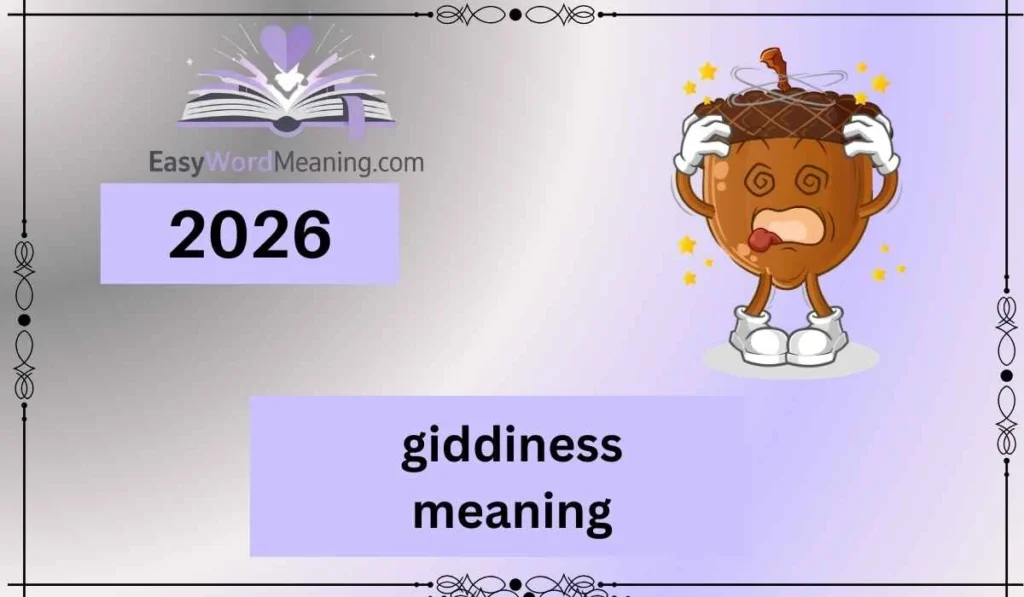 giddiness meaning