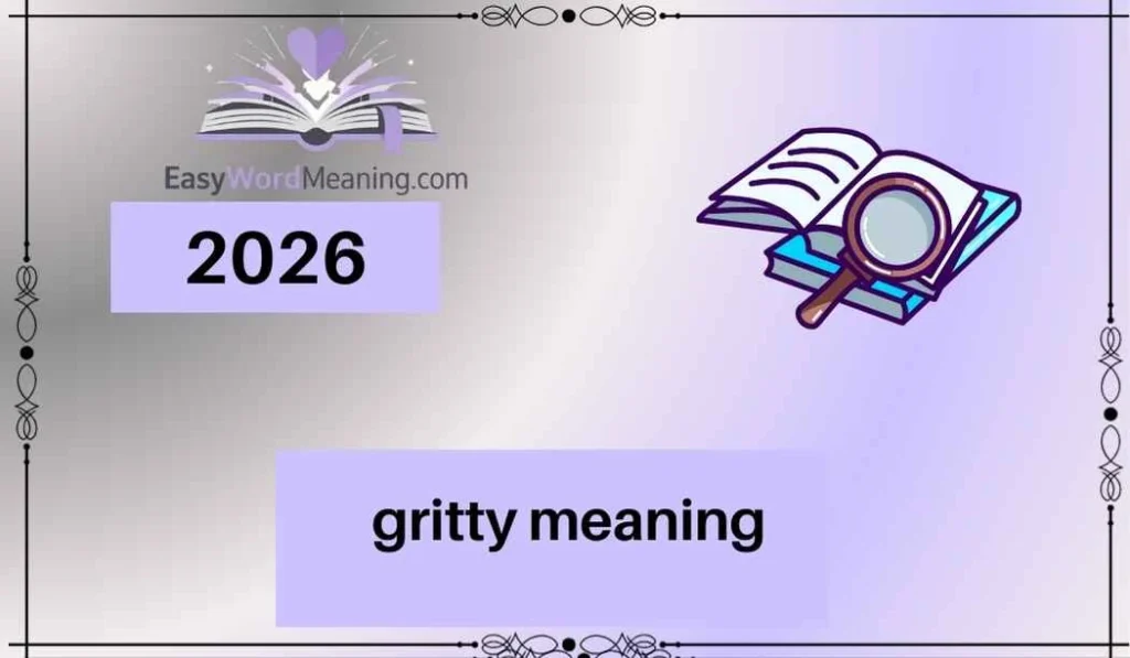 gritty meaning