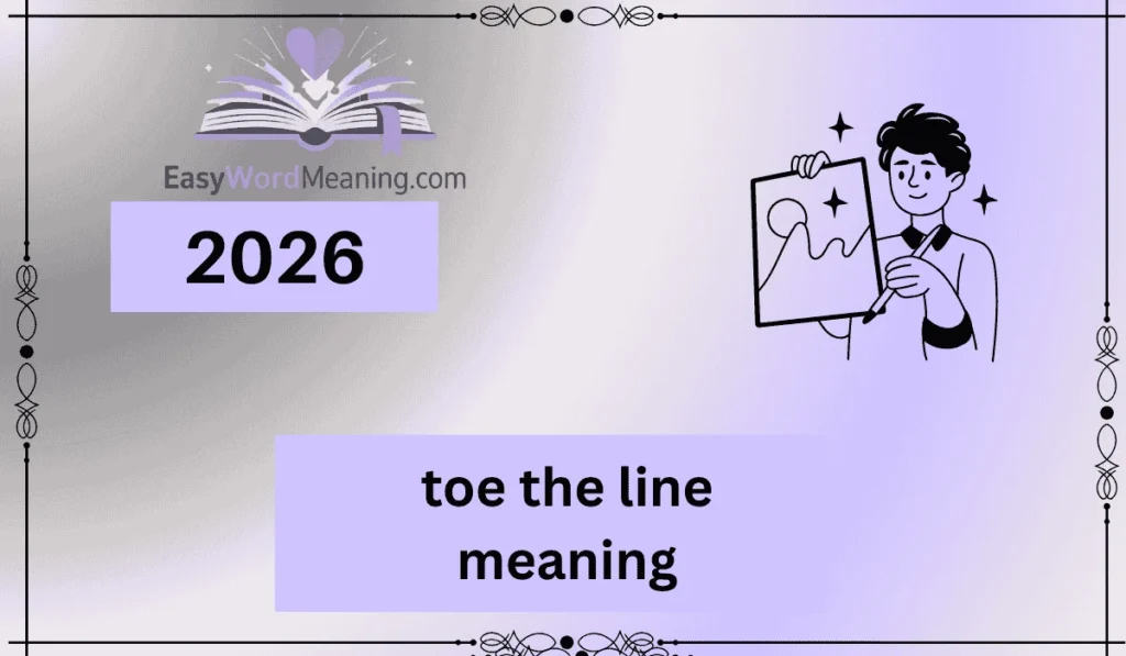 What Does "Toe the Line" Mean?