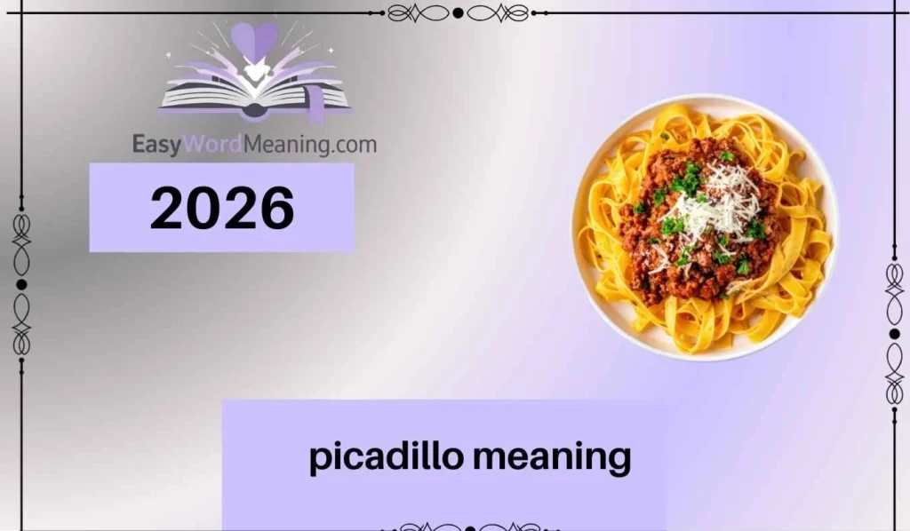 picadillo meaning