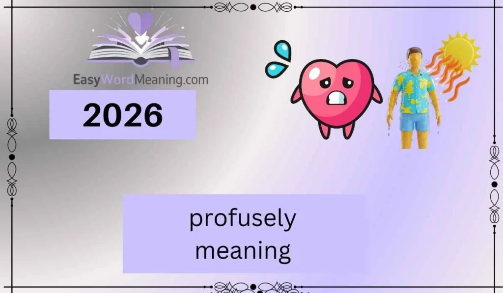 profusely meaning