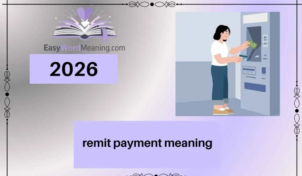 remit payment meaning