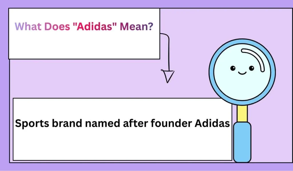 What Does "Adidas" Mean?