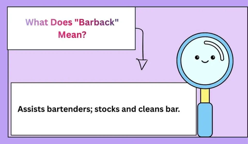 What Does "Barback" Mean?