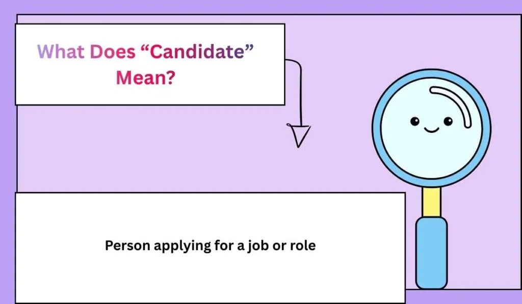 What Does “Candidate” Mean?