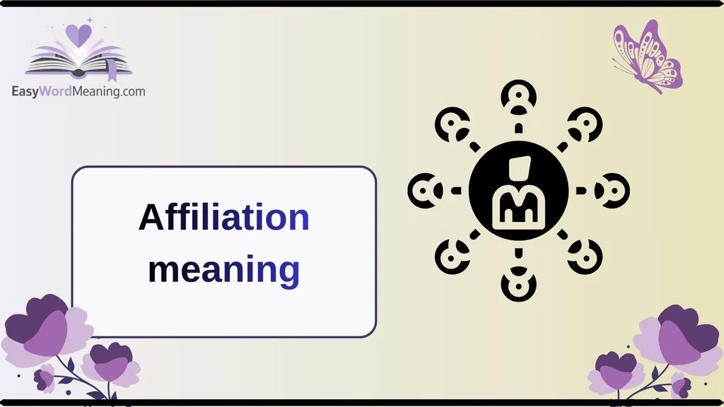 Affiliation meaning