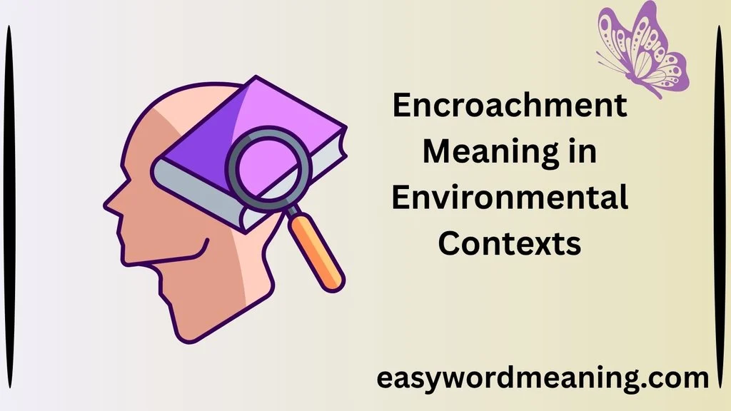 Encroachment Meaning in Environmental Contexts