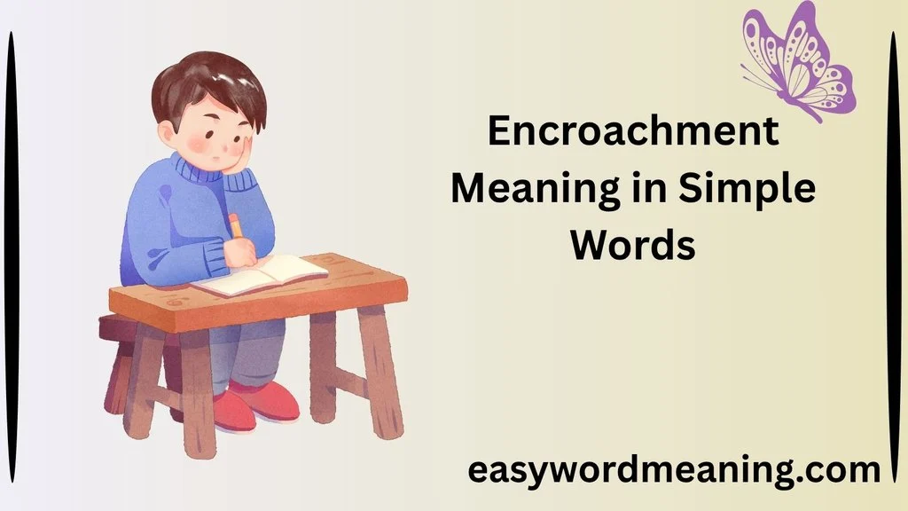 Encroachment Meaning in Simple Words